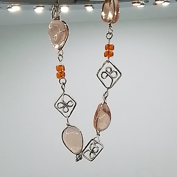 PINK AND ORANGE BRACELET - Picture 2 of 6